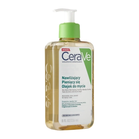 CeraVe - Hydratačný čistiaci peniaci olej na telo aj tvár - 236ml