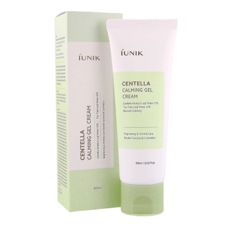  iUNIK - Centella Calming Gel Cream - Upokojujúci gél-krém s pupočníkom ázijským - 60ml