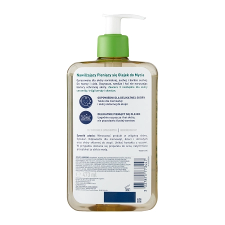 CeraVe - Hydratačný čistiaci peniaci olej na telo aj tvár - 473ml