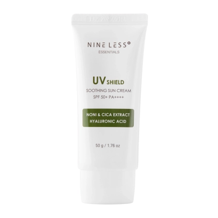 Nine Less - Essentials UV Shield Soothing Sun Cream SPF 50+/PA++++ - Hydratačný opaľovací krém s SPF50 - 50 g