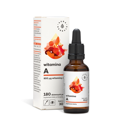 Aura Herbals - Vitamín A - Kvapky - 30ml