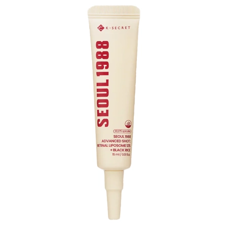 K-SECRET - SEOUL 1988 Advanced Shot : Retinal Liposome 12% + Black Rice - Sérum proti vráskam s retinalom - 15ml