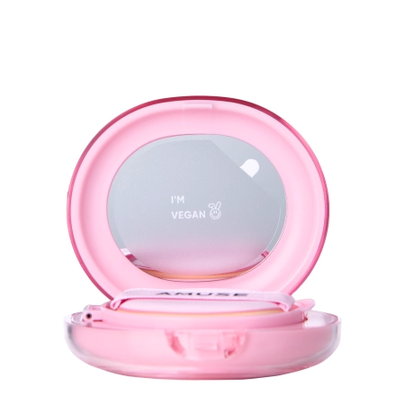 Amuse - Dew Power Vegan Cushion - 01 Pure - Rozjasňujúci make-up v hubke - 15 g