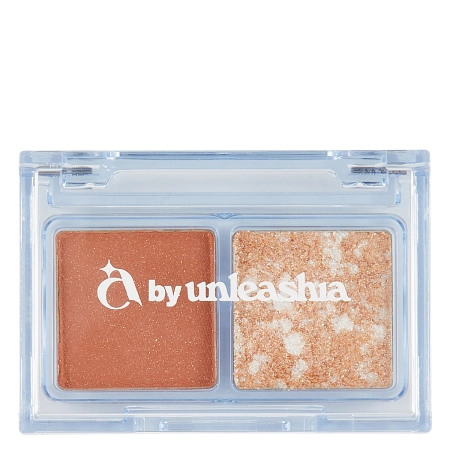 A by Unleashia - Cotton Candy Face Palette - Mini paletka bronzera a rozjasňovača - No.2 Cocoa Mist - 1,6g