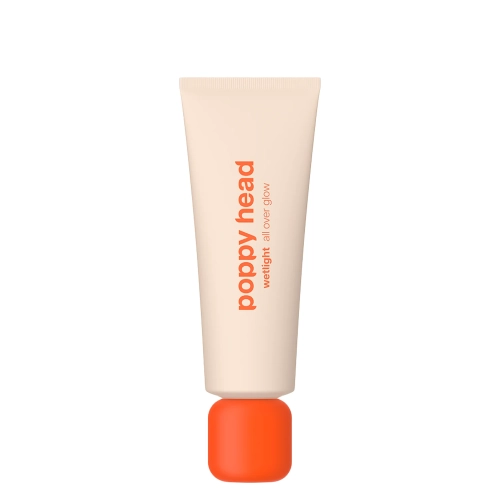 Poppy Head - Wetlight All Over Glow - Tekutý rozjasňovač na telo a tvár - 01 Glowsecco - 50ml