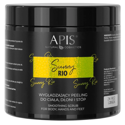 Apis - Sunny Rio - Vyhladzujúci peeling na telo, ruky a nohy - 700 g