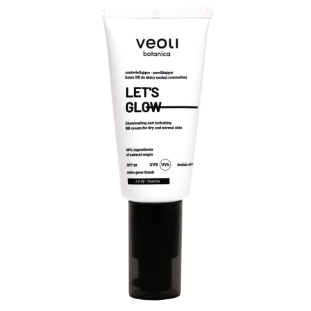 Veoli Botanica - Let's Glow - Rozjasňujúco - hydratačný ľahký BB krém - 2.0W Vanilla - 30ml
