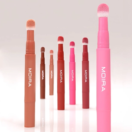 Moira - Cushion Kiss Lip Cream - Rúž na pery - 015 Voile Petal - 1,5g