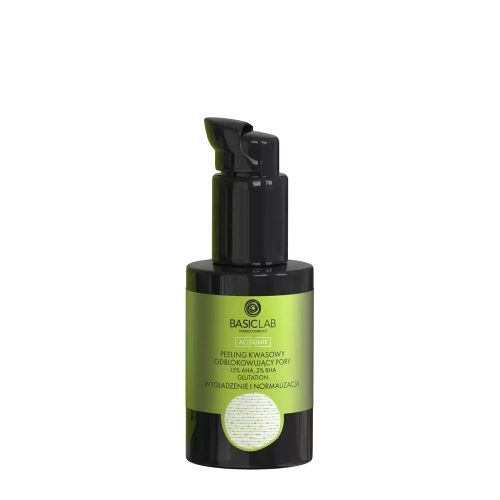 BasicLab - Vyhladenie a normalizácia - Kyselinový peeling na odblokovanie pórov s 15% AHA a 2% BHA kyselinami - 30 ml