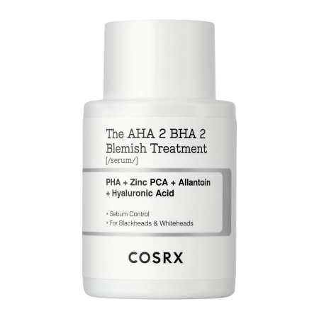 COSRX - The AHA 2 BHA 2 Blemish Treatment Serum - Sérum s AHA BHA PHA kyselinami - 50 g