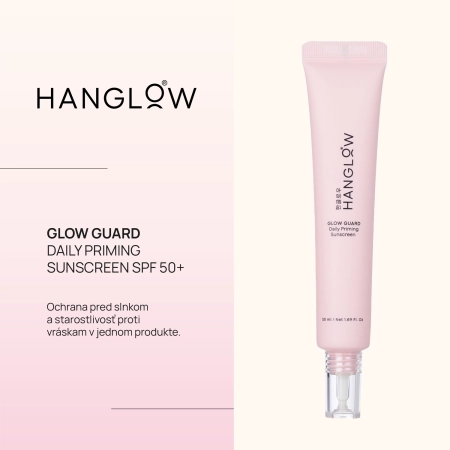 HanGlow - Glow Guard - Daily Priming Sunscreen SPF 50+ - Denný opaľovací krém - 50ml