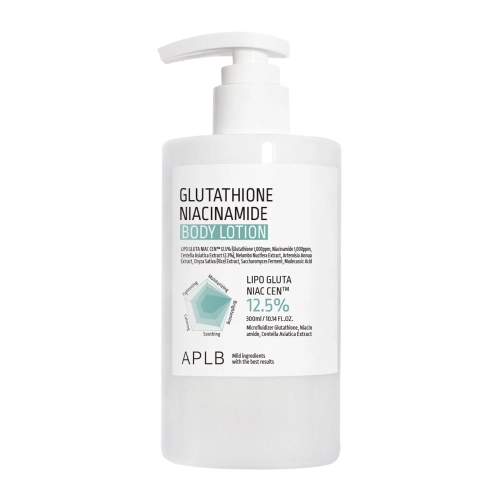 APLB - Glutathione Niacinamide Body Lotion - Rozjasňujúco - hydratačné telové mlieko - 300 ml