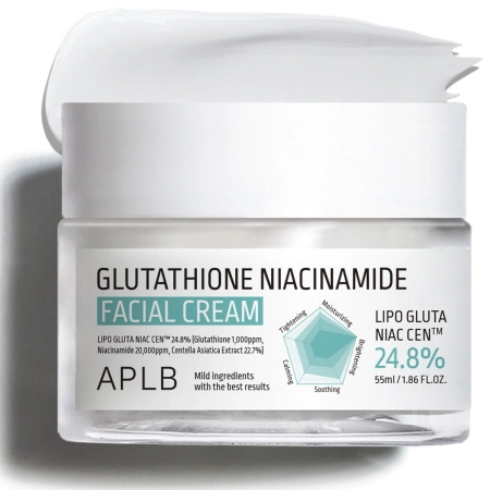 APLB - Glutathione Niacinamide Facial Cream - Rozjasňujúci krém na tvár - 55 ml