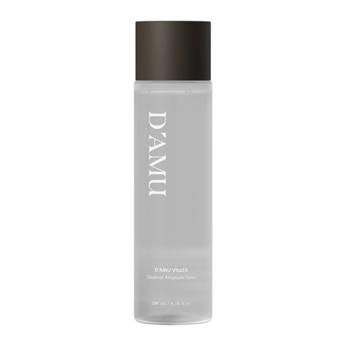 D’AMU - Vita5X Cicatino Ampoule Toner - Spevňujúce a upokojujúce tonikum na tvár s retinolom - 200ml