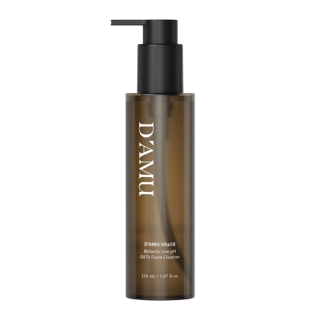 D’AMU - Vita5X BioLacto Mild Acidic Oil-to-Foam Cleanser - Olejová emulzia na odlíčenie a čistenie tváre - 150ml