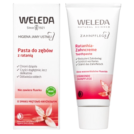 WELEDA - Zubná pasta s ratániou - 75ml