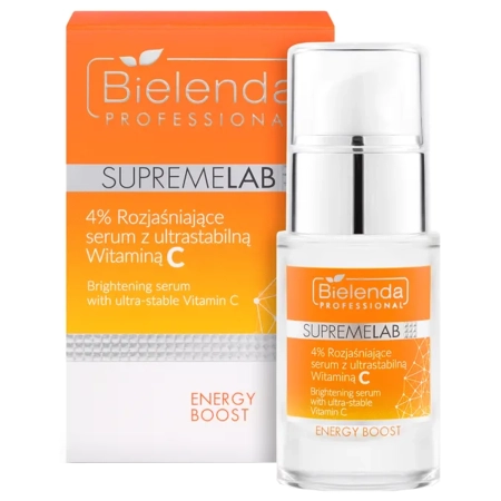 Bielenda Professional - Supremelab - Energy Boost - Rozjasňujúce sérum s 4% vysoko stabilným vitamínom C - 15 ml