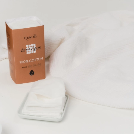 Mayola - Dry Wipes Step 2 - Vatové tampóny v praktickej rolke - 60ks