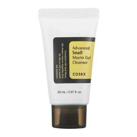 Cosrx - All About Snail Kit 4-Step - Ošetrujúca sada so slimačím slizom - Jemný čistiaci gél - 20ml + Hydratačná esencia - 30ml + Očný krém - 5ml + Multifunkčný krém - 20g