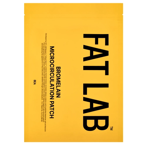 FAT LAB - Bromelain Microcirculation Patch - Náplasti na telo s bromelaínom na mikrocirkuláciu proti celulitíde - 8ks