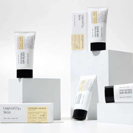 Logically, Skin - Professional Sun Block SPF50+ PA++++ - Upokojujúci SPF krém na tvár - 70 g
