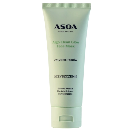Asoa - Čistiaca a rozjasňujúca maska na tvár - Algo Clean Glow - 75ml