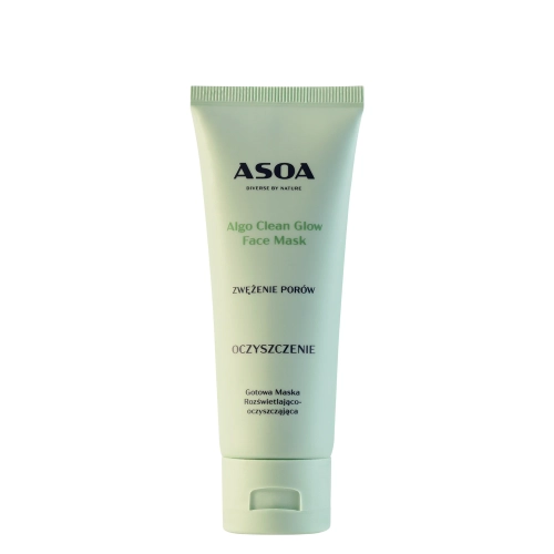 Asoa - Čistiaca a rozjasňujúca maska na tvár - Algo Clean Glow - 75ml