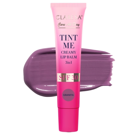 Claresa - Tint Me Creamy Lip Balm 3in1 SPF 30 - Farebný balzam na pery s SPF 30 - Granita - 12 ml