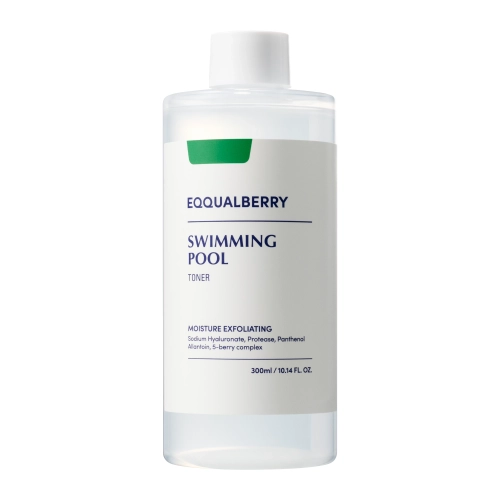 EQQUALBERRY - Swimming Pool Daily Facial Toner - Hydratačno - exfoliačné tonikum na tvár - 300 ml