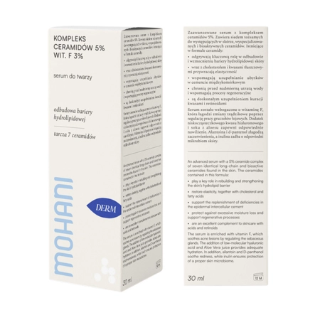 Mohani - Sérum s 5% ceramidovým komplexom a 3% vitamínom F - 30 ml