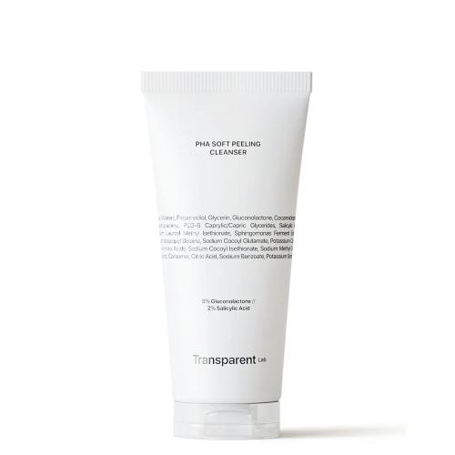 Transparent Lab - PHA Soft Peeling Cleanser - Čistiaco - exfoliačný gél na umývanie tváre - 150ml