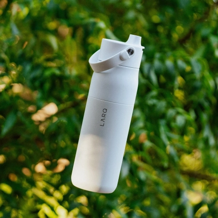 LARQ - Bottle Swig Top - Termická fľaša so slamkou - Granite White - 680ml