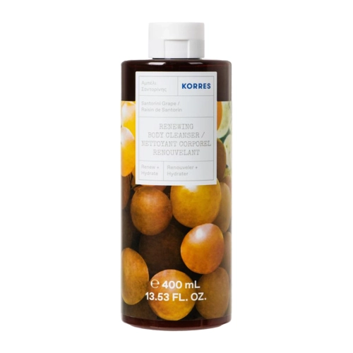 Korres - Santorini Grape Renewing Body Cleanser - Sprchový gél na telo - 400 ml