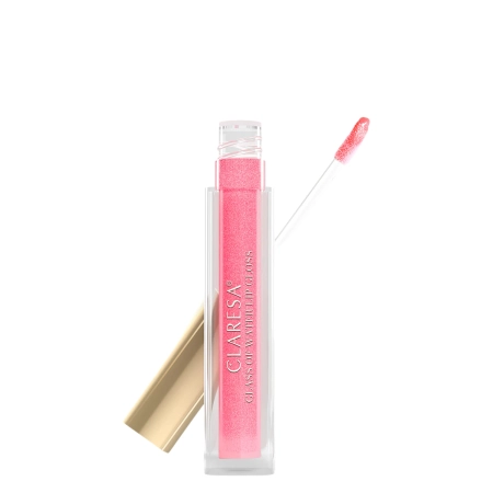Claresa - Glass Of Water Lip Gloss - Lesk na pery s efektom glazúry - Pink Tonic - 03 - 2 g