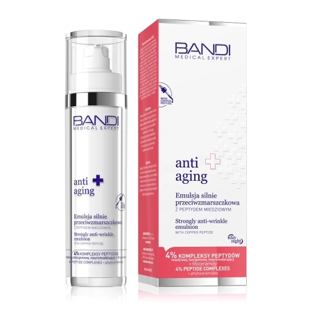 Bandi - Medical Expert  Anti-Aging - Silne pôsobiaca emulzia proti vráskam s peptidom medi - 50ml