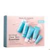 Paula's Choice - Trial Kit Clear Extra Strength - Sada exfoliačných produktov - Kyselinový peeling - 30 ml + Čistiaca kúra - 5 ml + Ľahký krém - 15 ml + SPF krém - 15 ml + Čistiaci gél - 30 ml