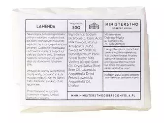 Ministerstwo Dobrego Mydła - Levanduľová guľa do kúpeľa - 50g