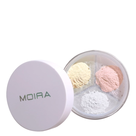Moira - Set & Correct Loose Setting Powder - Korekčný púder na tvár - 002 Translucent - 4,6g