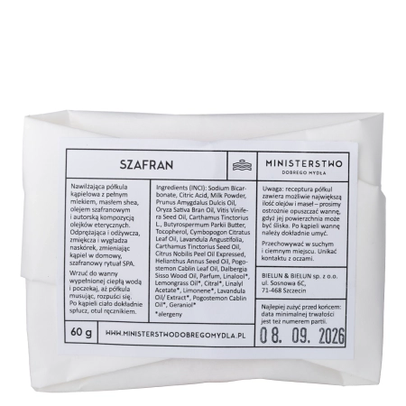 Ministerstwo Dobrego Mydła - Polguľa do kúpeľa - Šafran - 60g