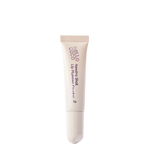 hello coco - Needra Shot Lip Plumper - Zväčšujúci lesk na pery s mikroihličkami - Crystal - 8g