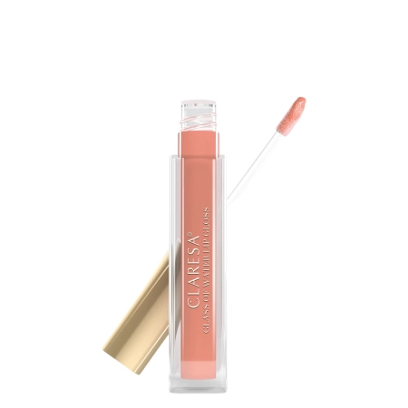Claresa - Glass Of Water Lip Gloss - Lesk na pery s efektom glazúry - Iced Latte - 06 - 2 g