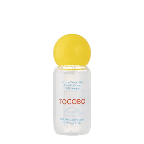 Tocobo - AHA BHA Lemon Toner - Citrónové tonikum s AHA a BHA kyselinami - 30 ml