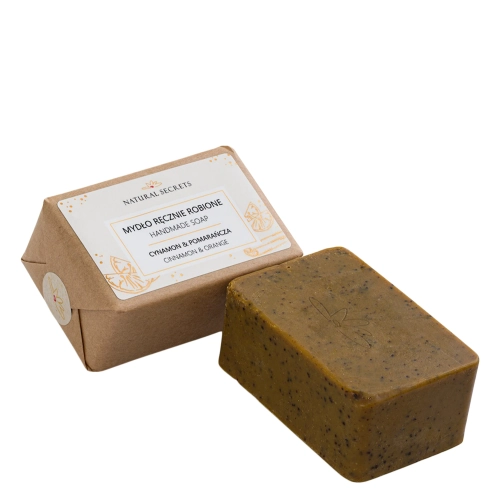 Natural Secrets - Mydlo - ŠKORICA & POMARANČ - 100g