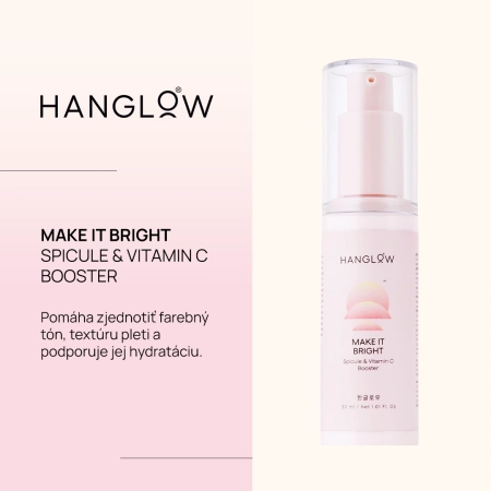 HanGlow - Make It Bright - Spicule & Vitamin C Booster - Rozjasňujúce sérum s mikroihličkami a vitamínom C - 30 ml
