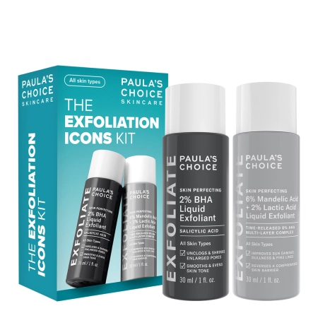 Paula's Choice - Multi-Level Exfoliation Trial Kit - Sada pre viacúrovňovú exfoliáciu - Tekutý exfoliant 30ml + Kyselinový peeling 30ml