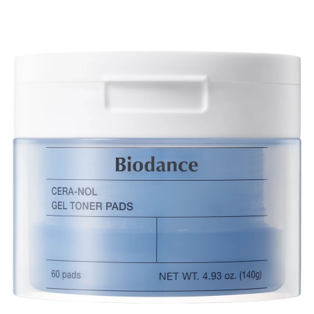 Biodance - Cera-nol Gel Toner Pads - Hydratačné gélové tampóny na tvár - 60ks / 140g