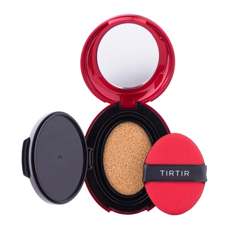 TIRTIR - Mask Fit Red Cushion - 24N Latte - Dlhotrvajúci make-up na tvár v hubke - MINI - 4,5 g