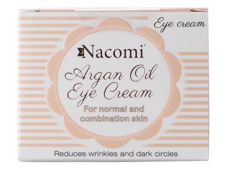 Nacomi - Argan Oil Eye Cream - Prírodný očný krém s arganovým olejom - 15 ml