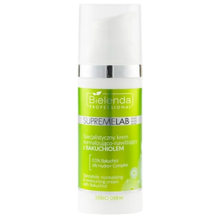 Bielenda Professional - Supremelab - Sebio Derm - Pokročilý hydratačný krém s bakuchiolom - 50 ml