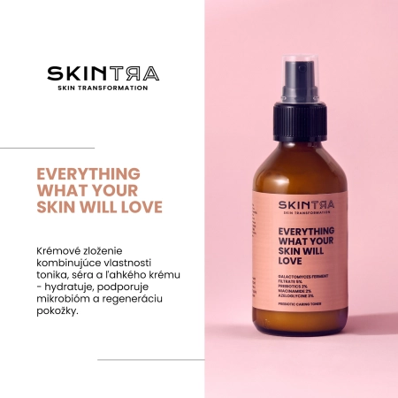 SkinTra - Everything What Your Skin Will Love - Prebiotické ošetrujúce tonikum - 100ml